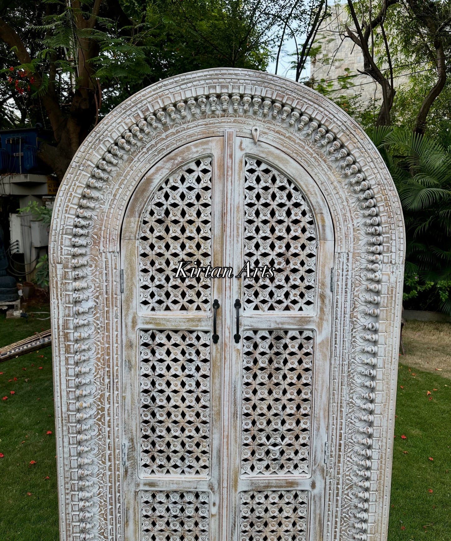 Jharokha Arch Cupboard | Distress Finish