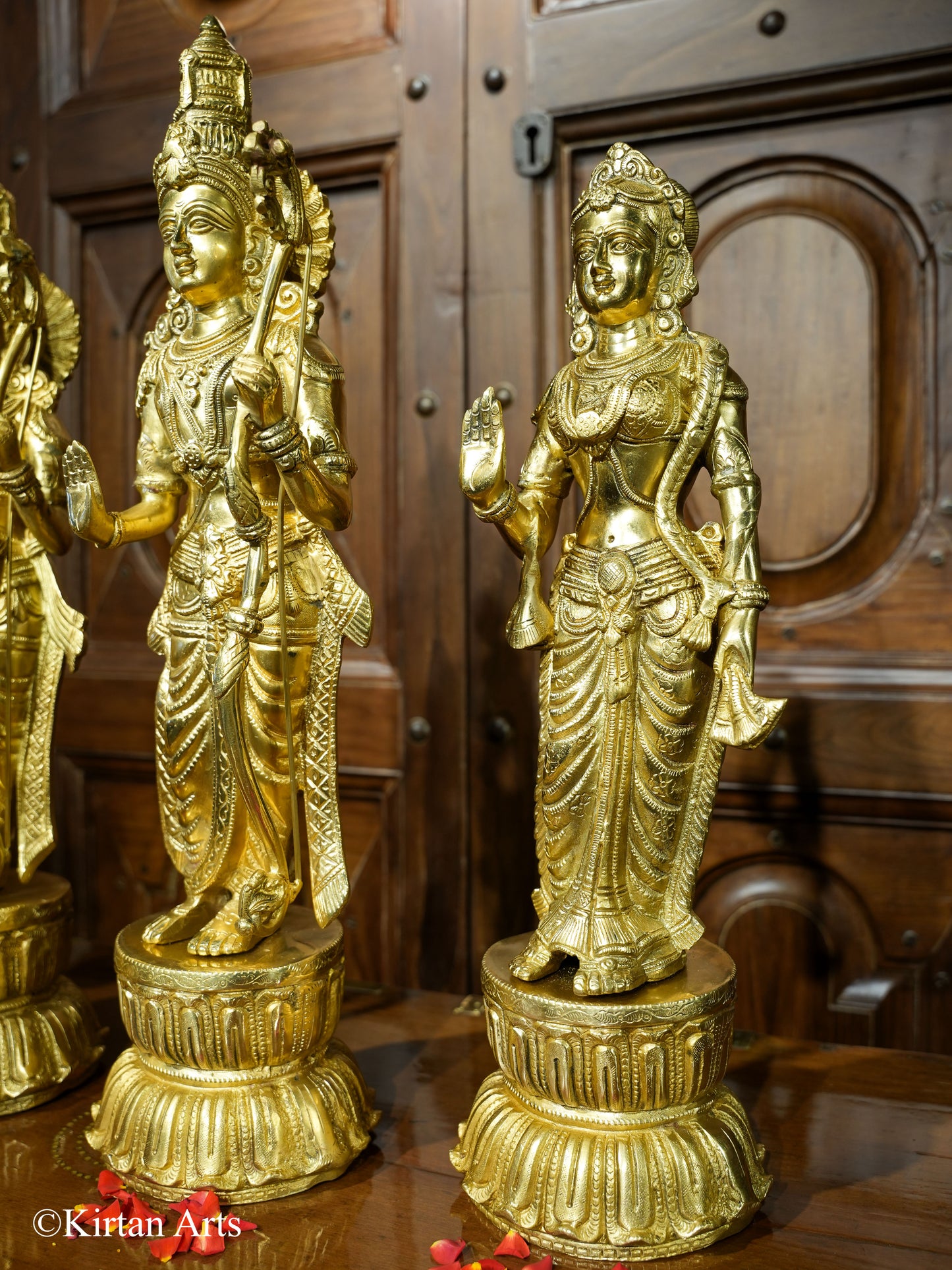 Brass Ram Darbar Set 23" Super Fine