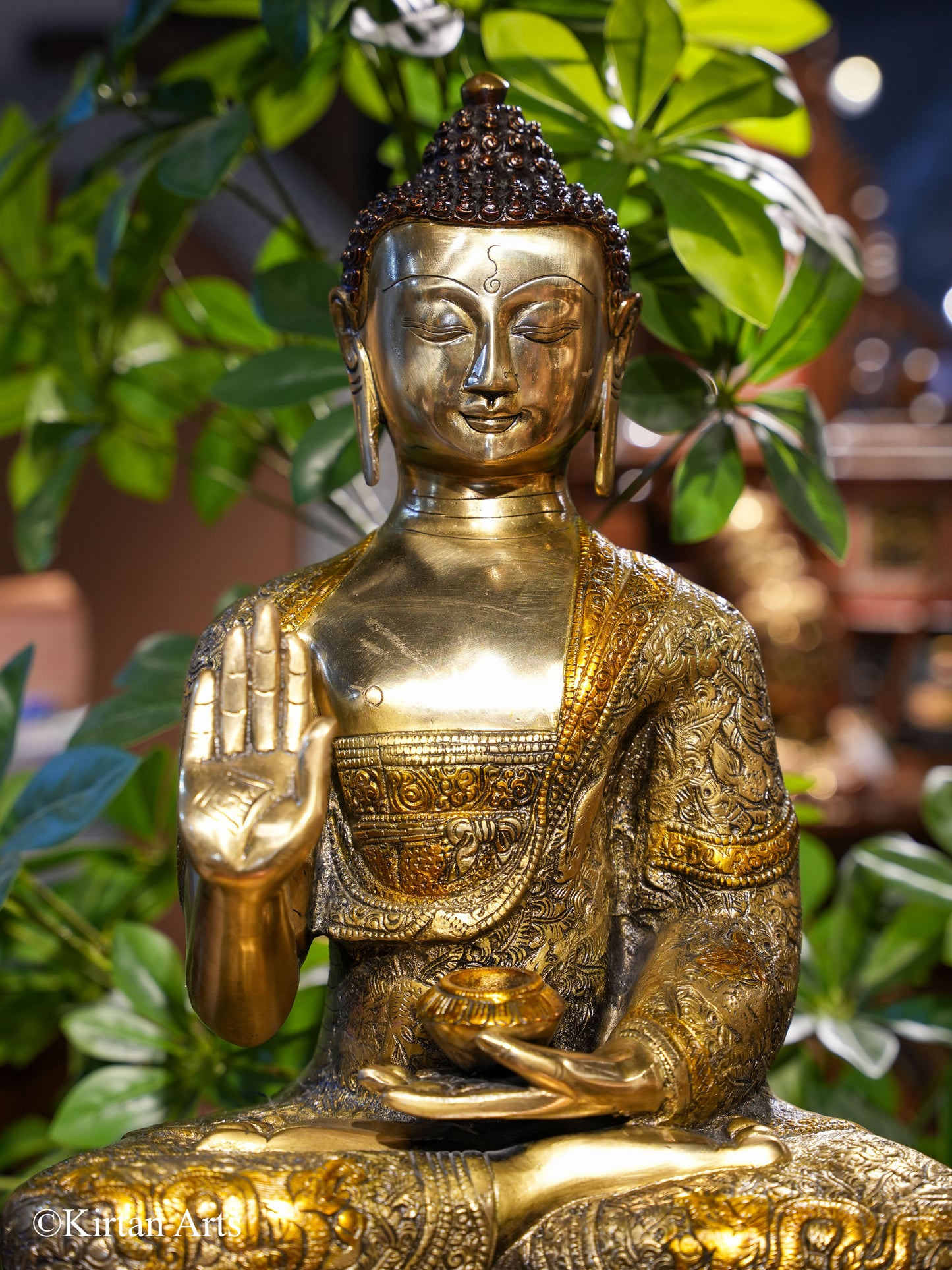 Brass Buddha Triple Color Finish 20"