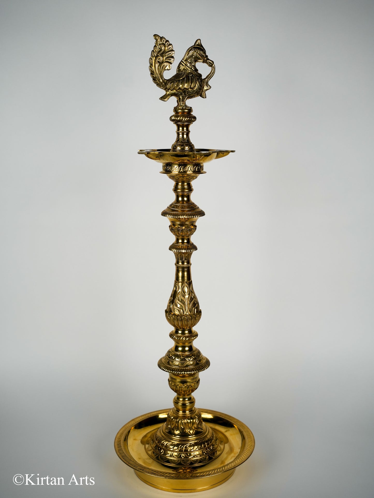 Bronze Lamp Annapakshi 30"