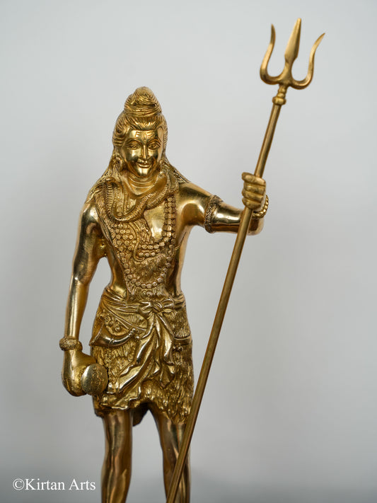 Brass Lord Shiva 19"