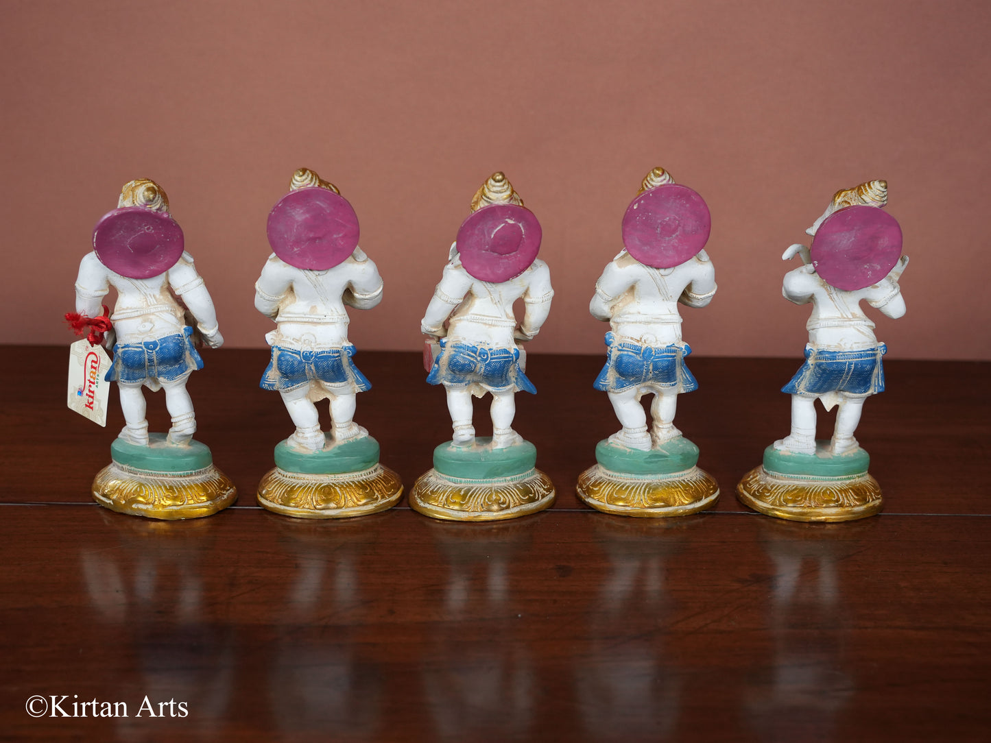 Brass Musical Ganesha Set (5 Pc)