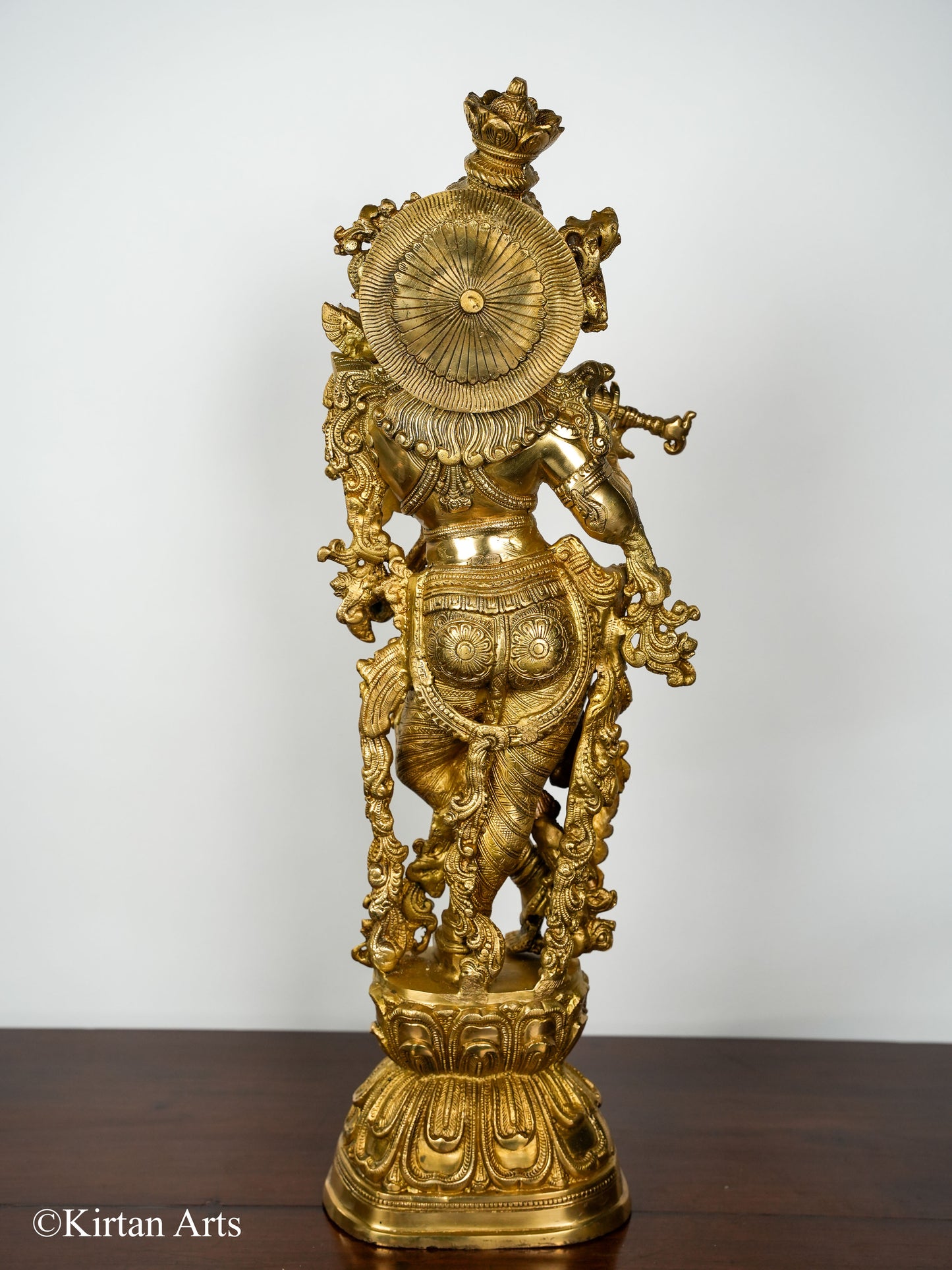 Pure Brass Superfine Radha Krishna Statue | 30" Pair