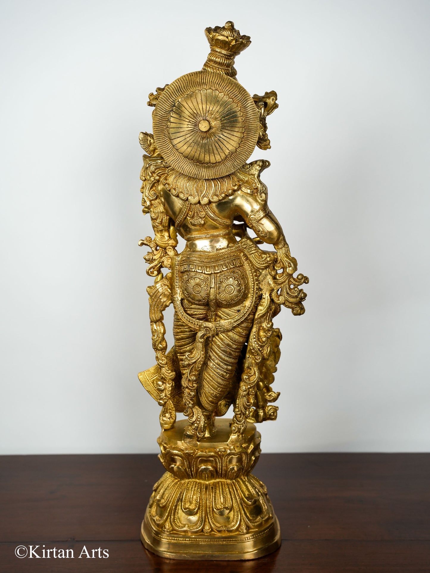 Pure Brass Superfine Radha Krishna Statue | 30" Pair