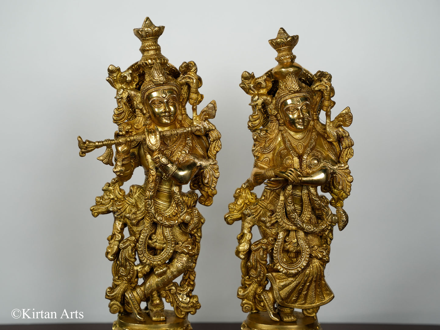 Brass RadhaKrishna Pair 20"