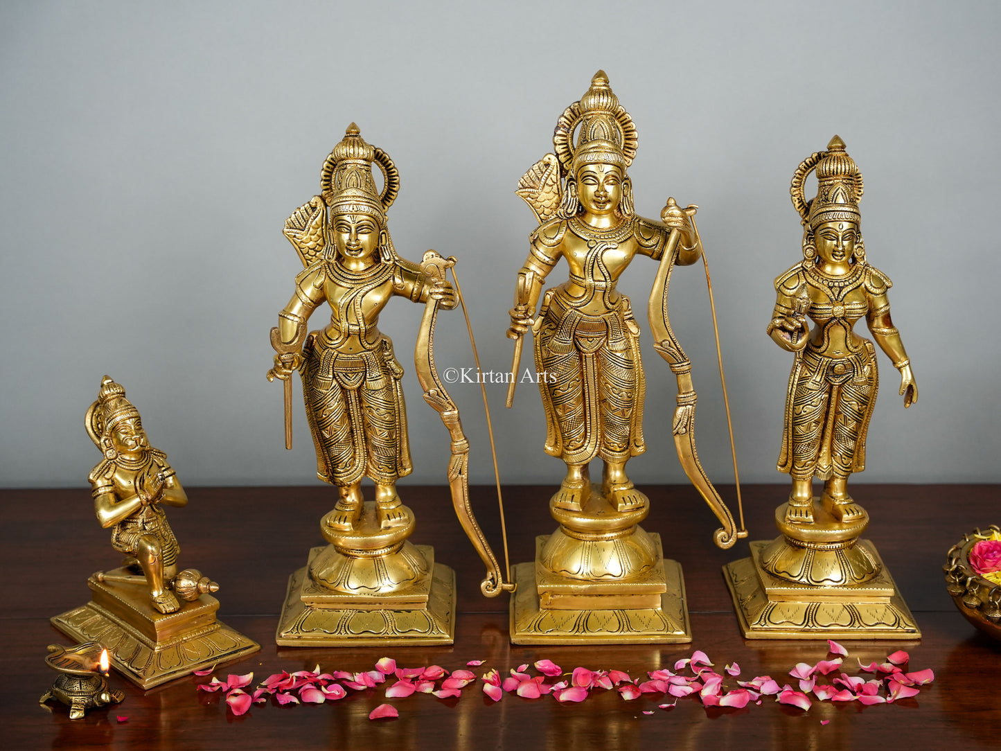 Brass Ram Darbar Set 18"