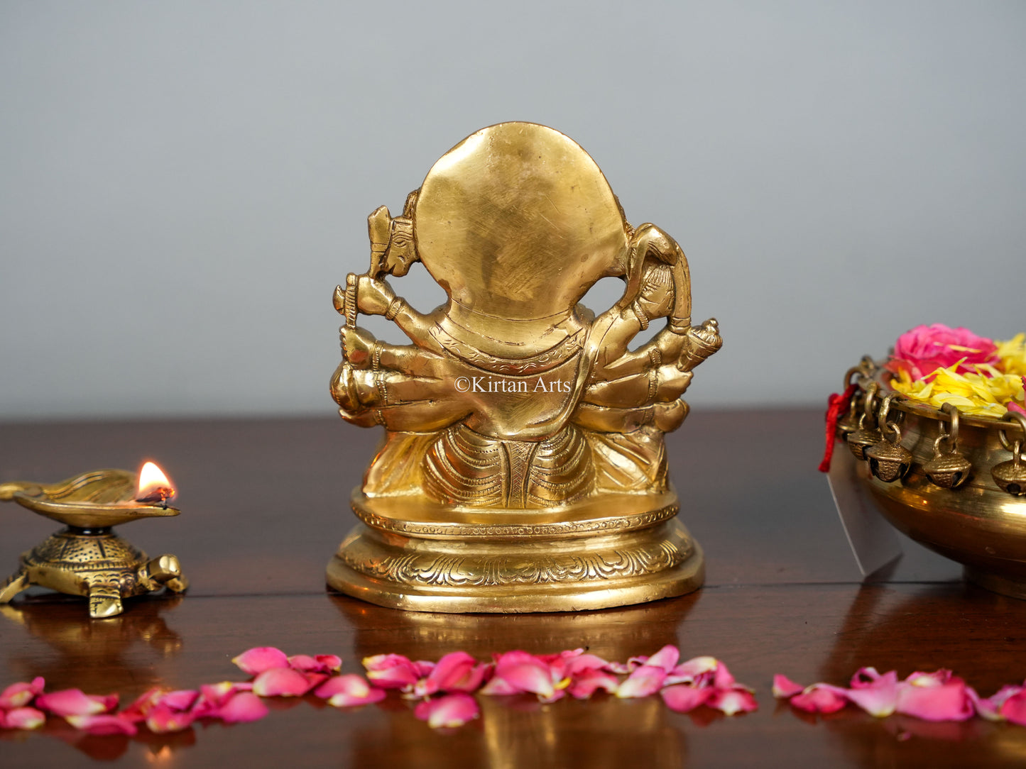 Brass Panchmukh Hanuman 6"