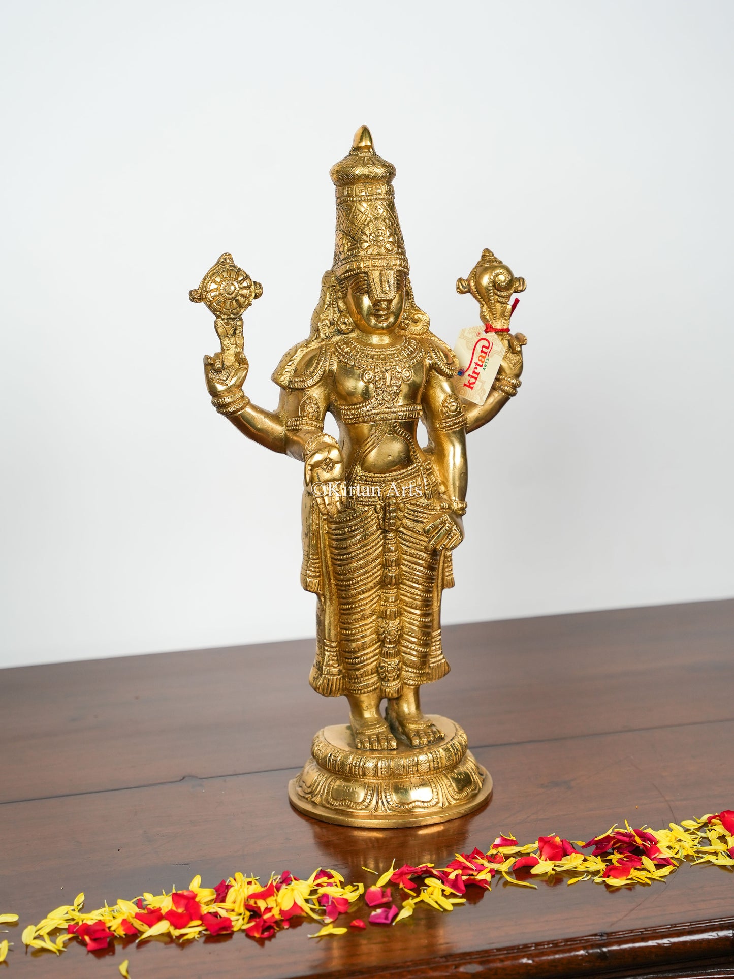Brass Lord Tirupati Balaji | Venkateswara Swamy | 17.5"