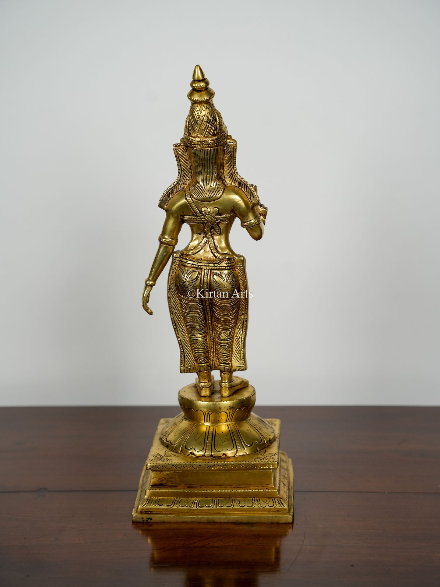 Brass Lord Murugan with Valli and Deviyani | Set of 3 | 23"