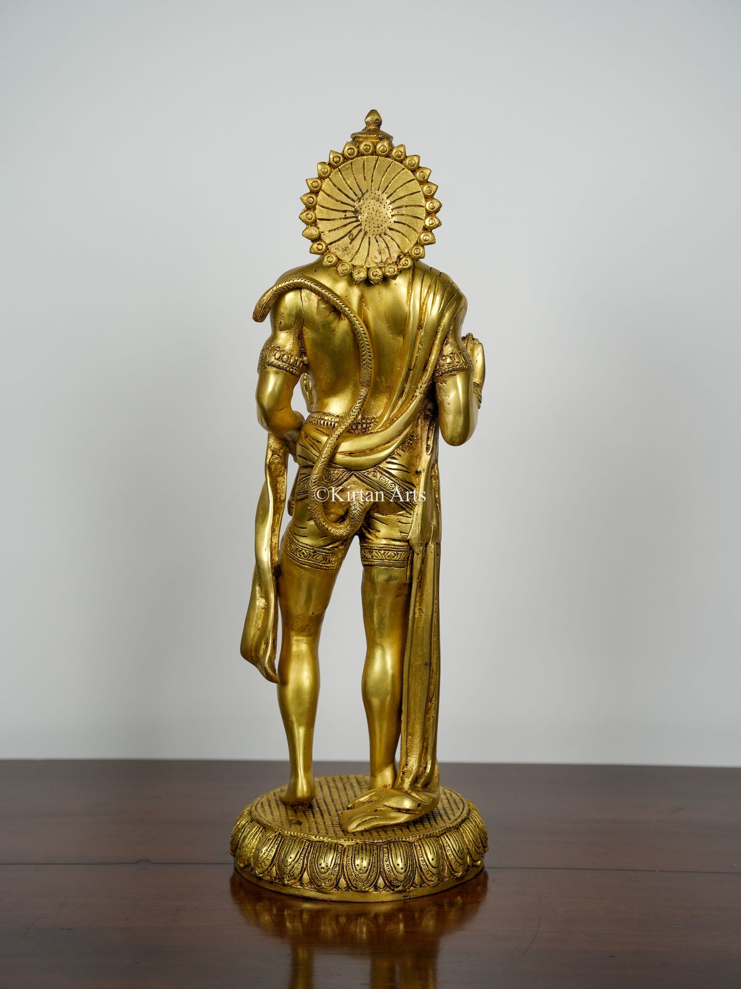 Pure Brass Lord Hanuman Standing | Bahubali Style | 23"
