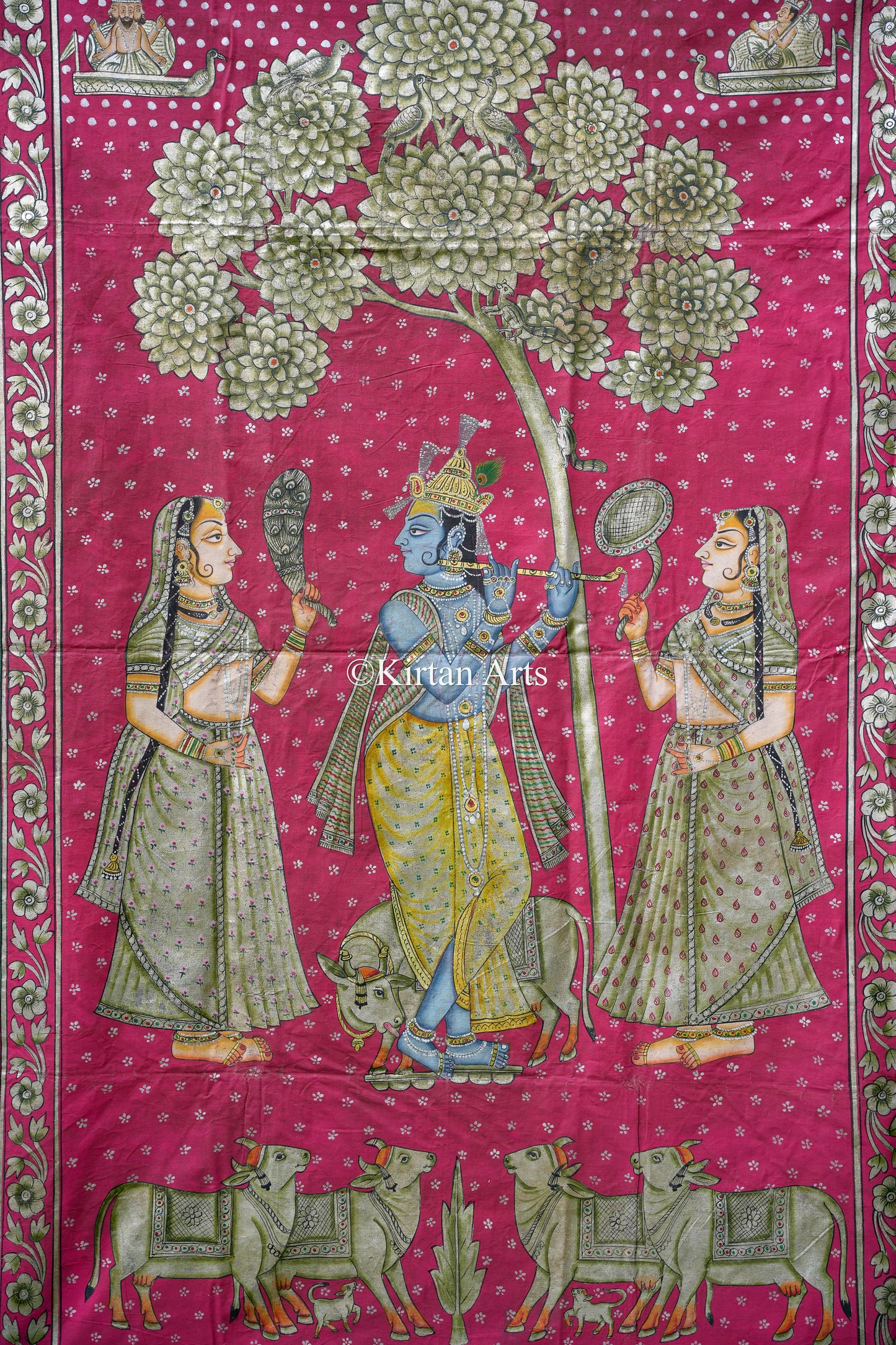 5ft x 3ft Krishna Venugopal Pichwai Painting