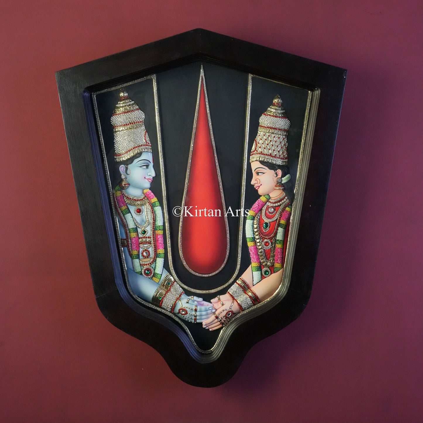 Srinivasa Kalyanam Tanjore Painting | Unqiue Representation | 35"