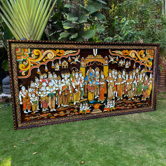 Majestic Rosewood Srinivasa Kalyanam Panel 10x5 ft