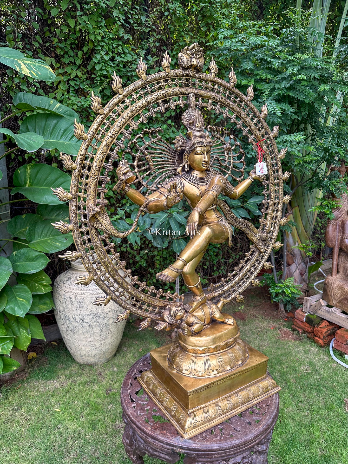 Lord Nataraj Brass idol | Fine Detailing | 4ft