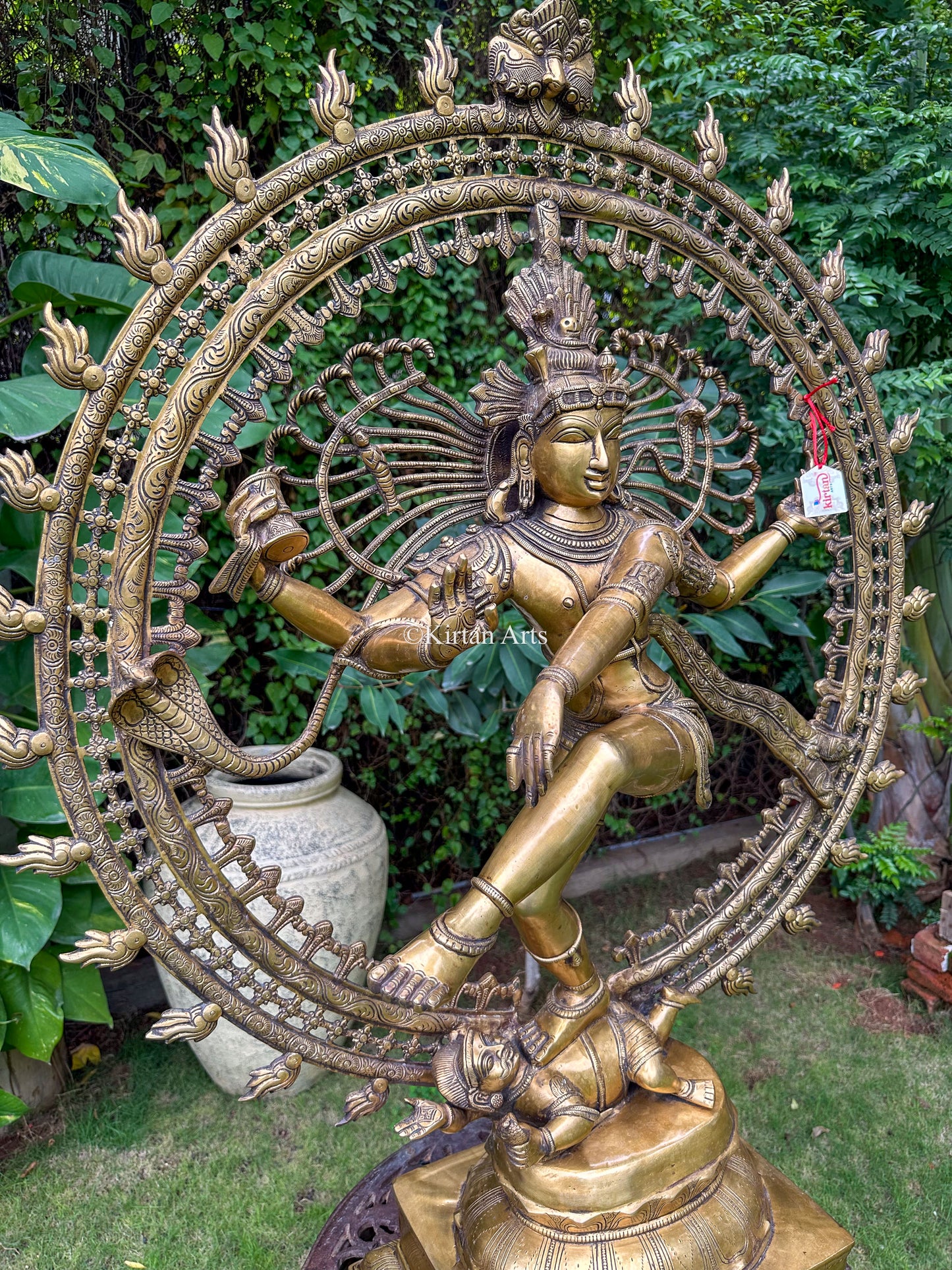 Lord Nataraj Brass idol | Fine Detailing | 4ft