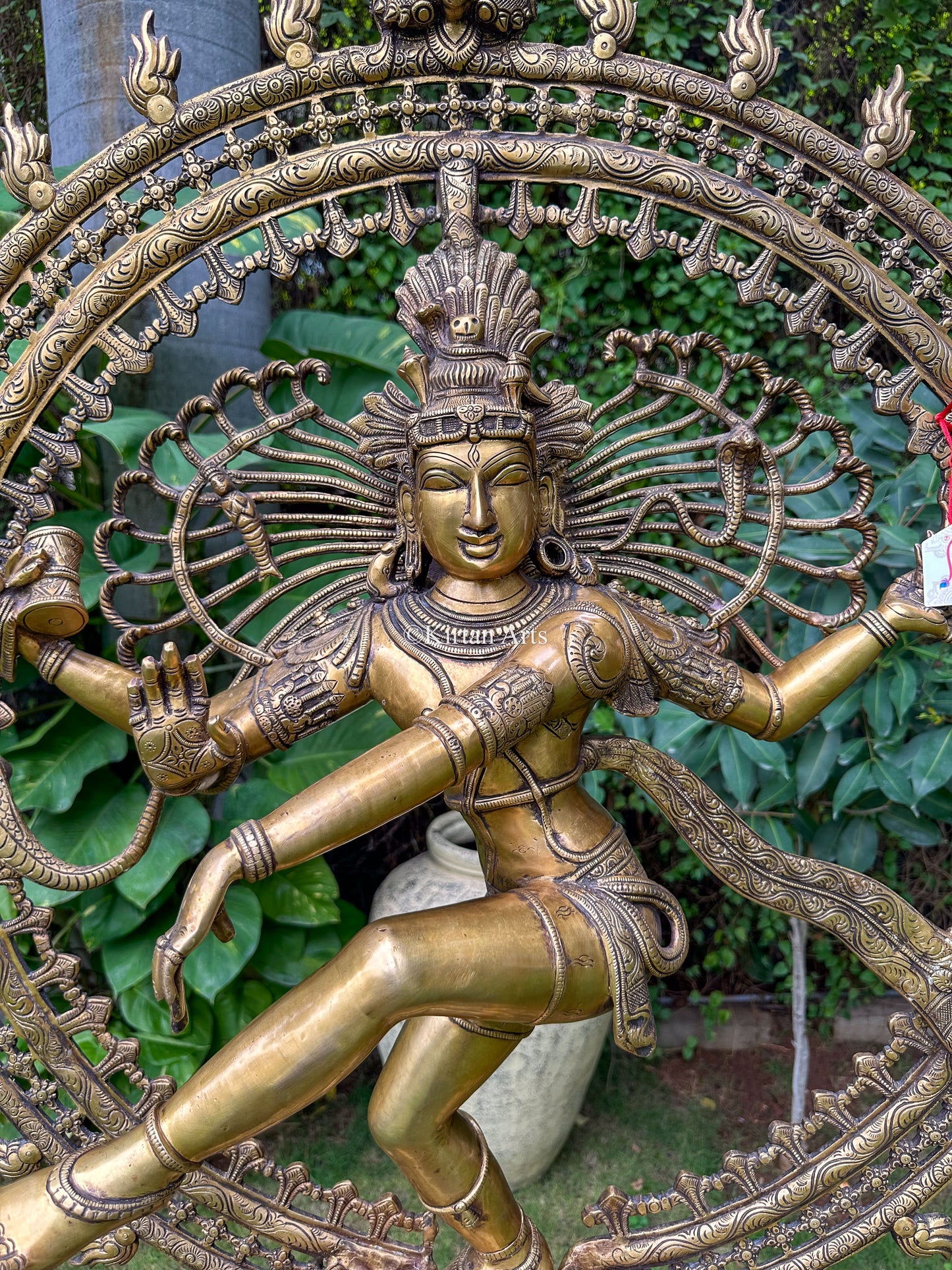 Lord Nataraj Brass idol | Fine Detailing | 4ft