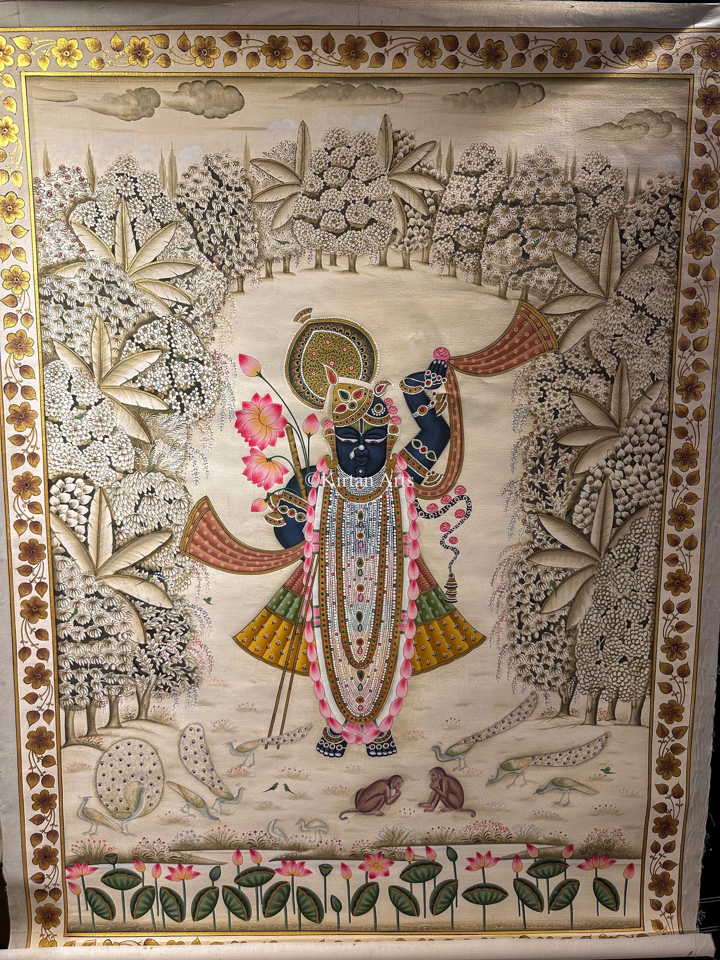 Shrinathji Pichwai Painting | 4x3 ft