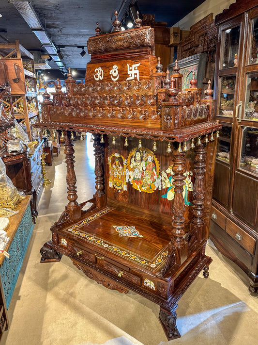 Rosewood Mandir 4x2 ft