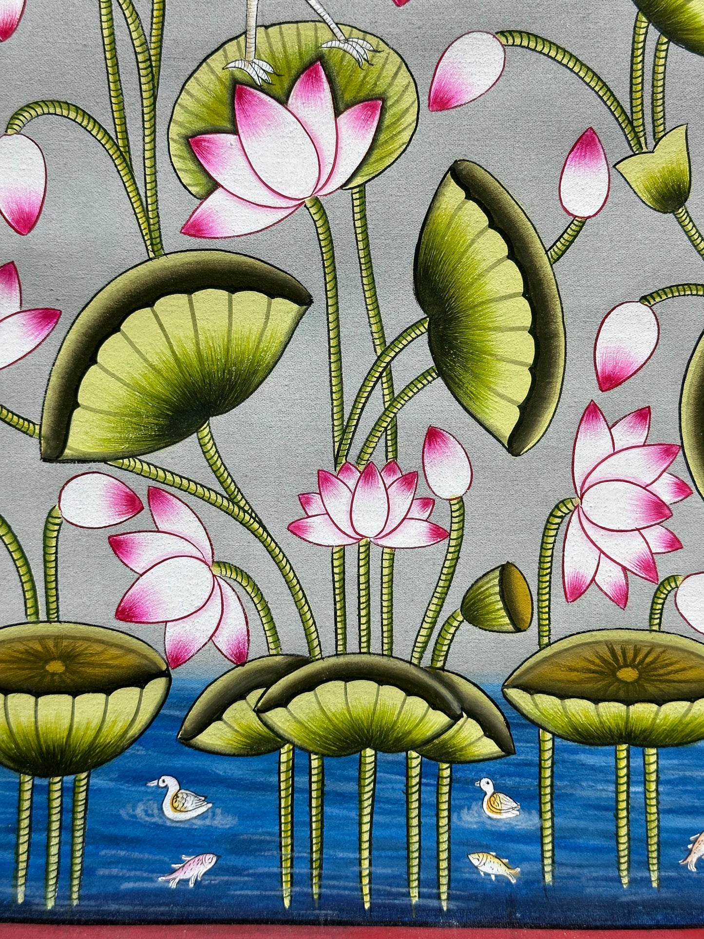 Peacock Pichwai 18”x24”