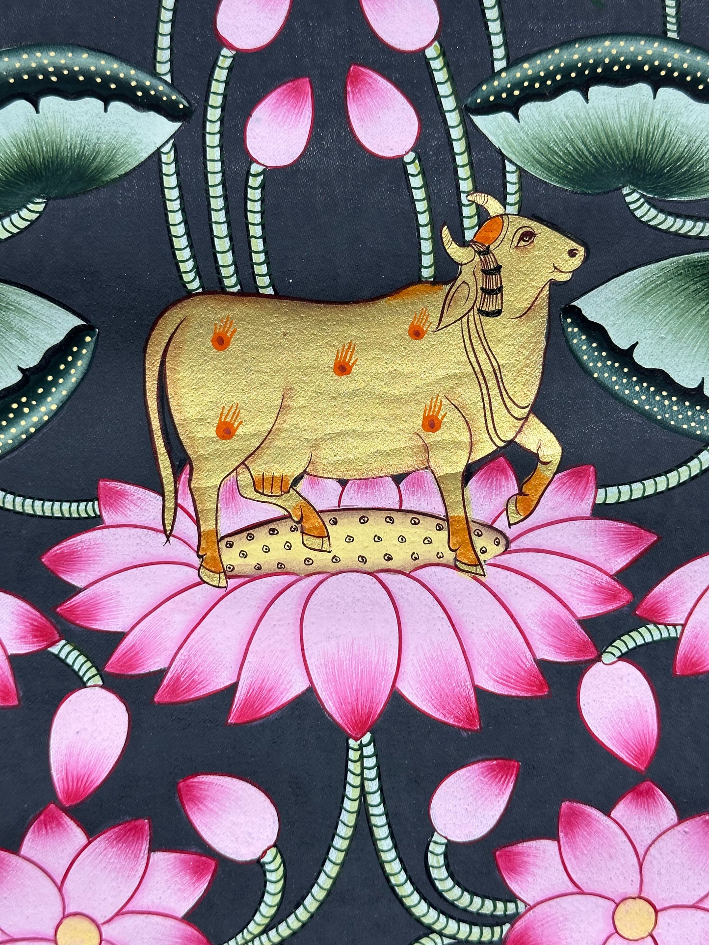 Cow Pichwai Gold 18”x24”