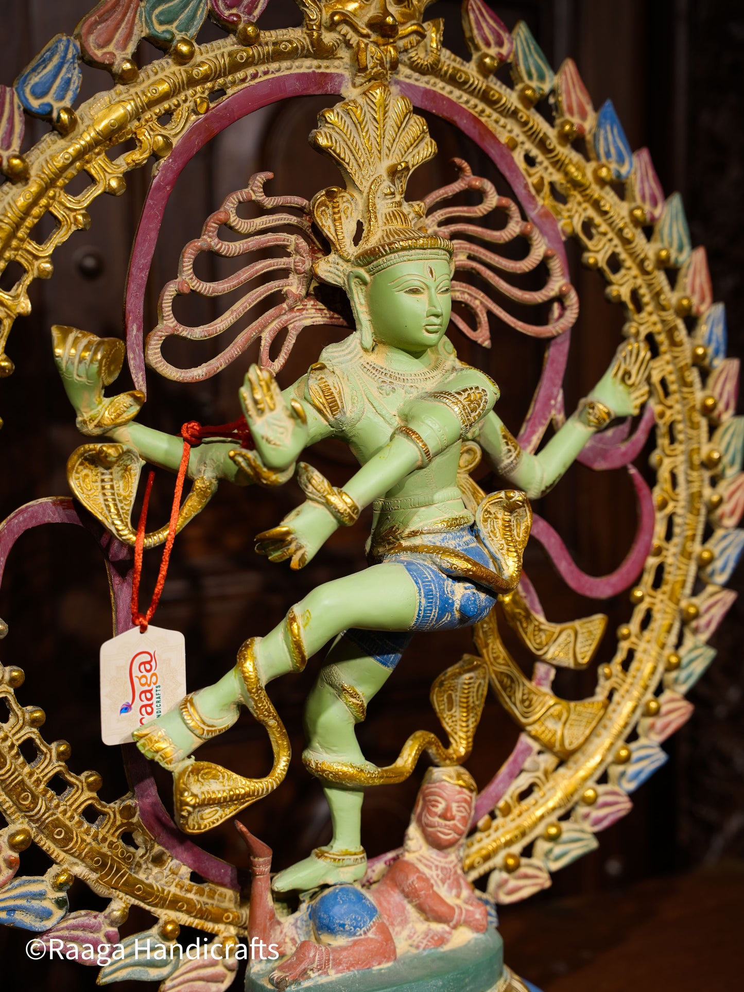 Brass Nataraj in Multi Gold Finish 24"