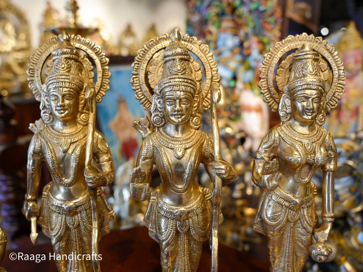 Brass Ram Darbar Set 12"