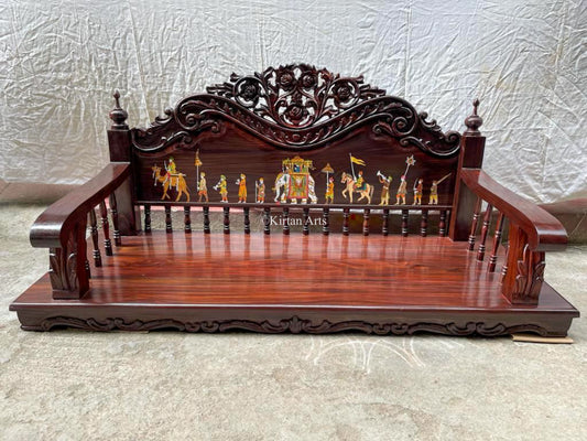 Rosewood Jhula/Swing w Backrest | 5ft