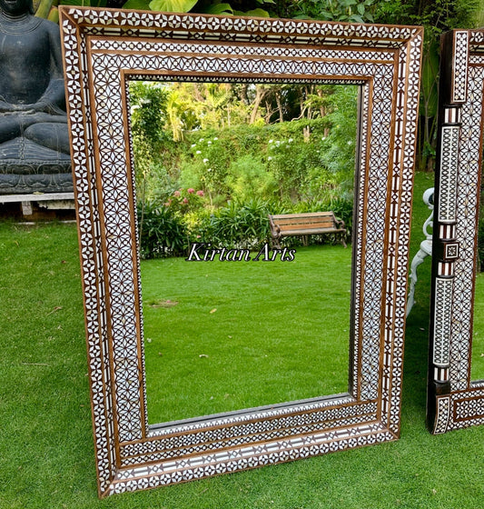 Mother of Pearl (MOP) Mirror Frame | 4x3 ft