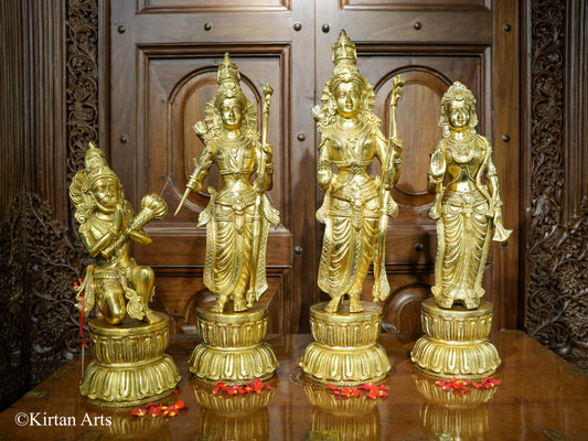 Brass Ram Darbar Set 23" Super Fine