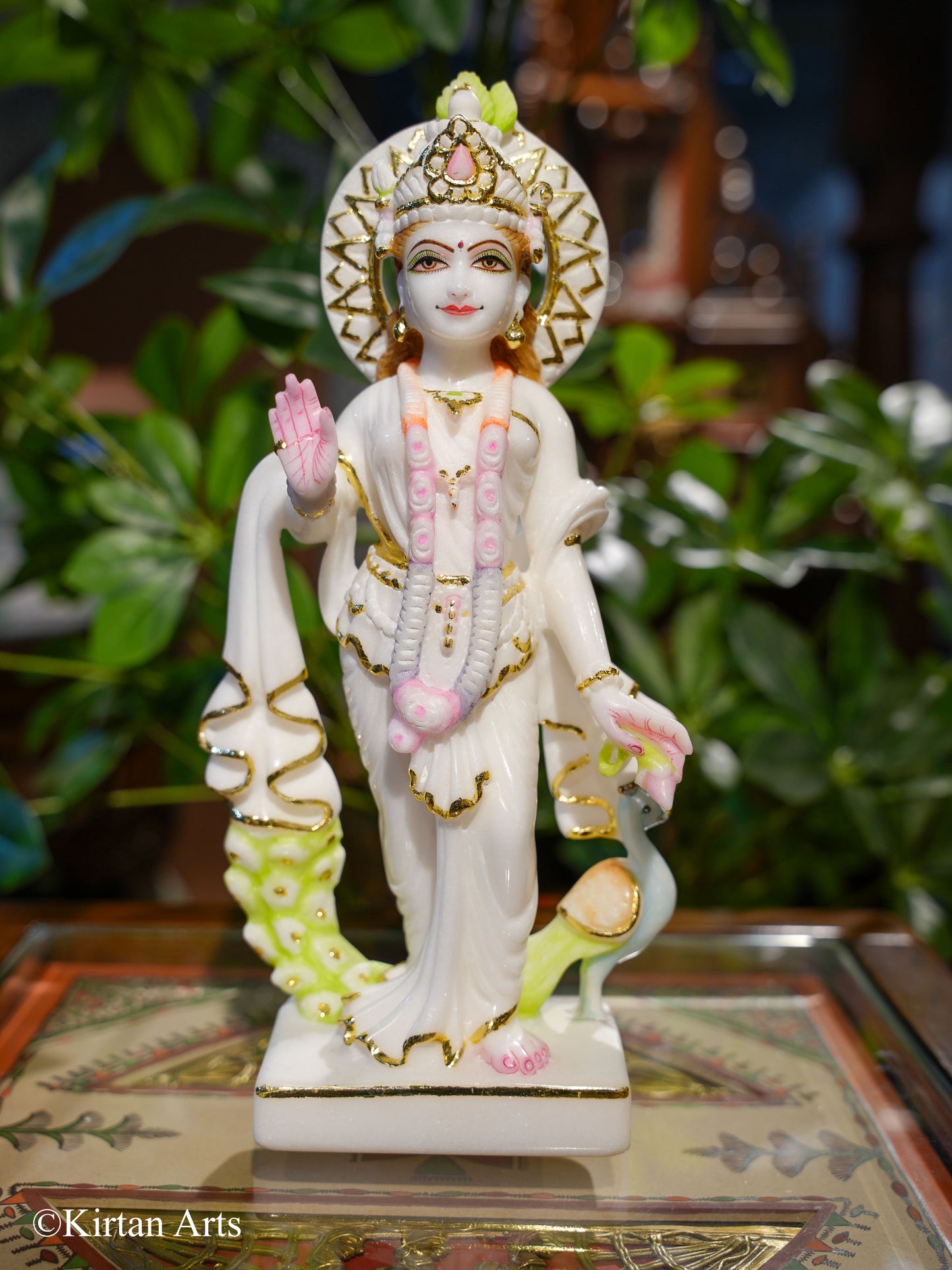 Marble RadhaKrishna 12"