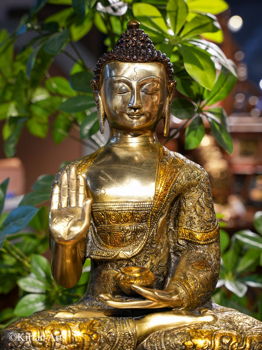 Brass Buddha Triple Color Finish 20"