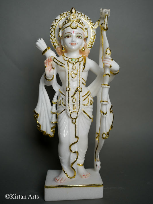 Marble Ram Darbar Set 18" (4Pc Set)
