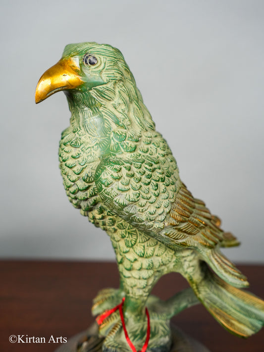 Brass Eagle Antique Green Finish 14"