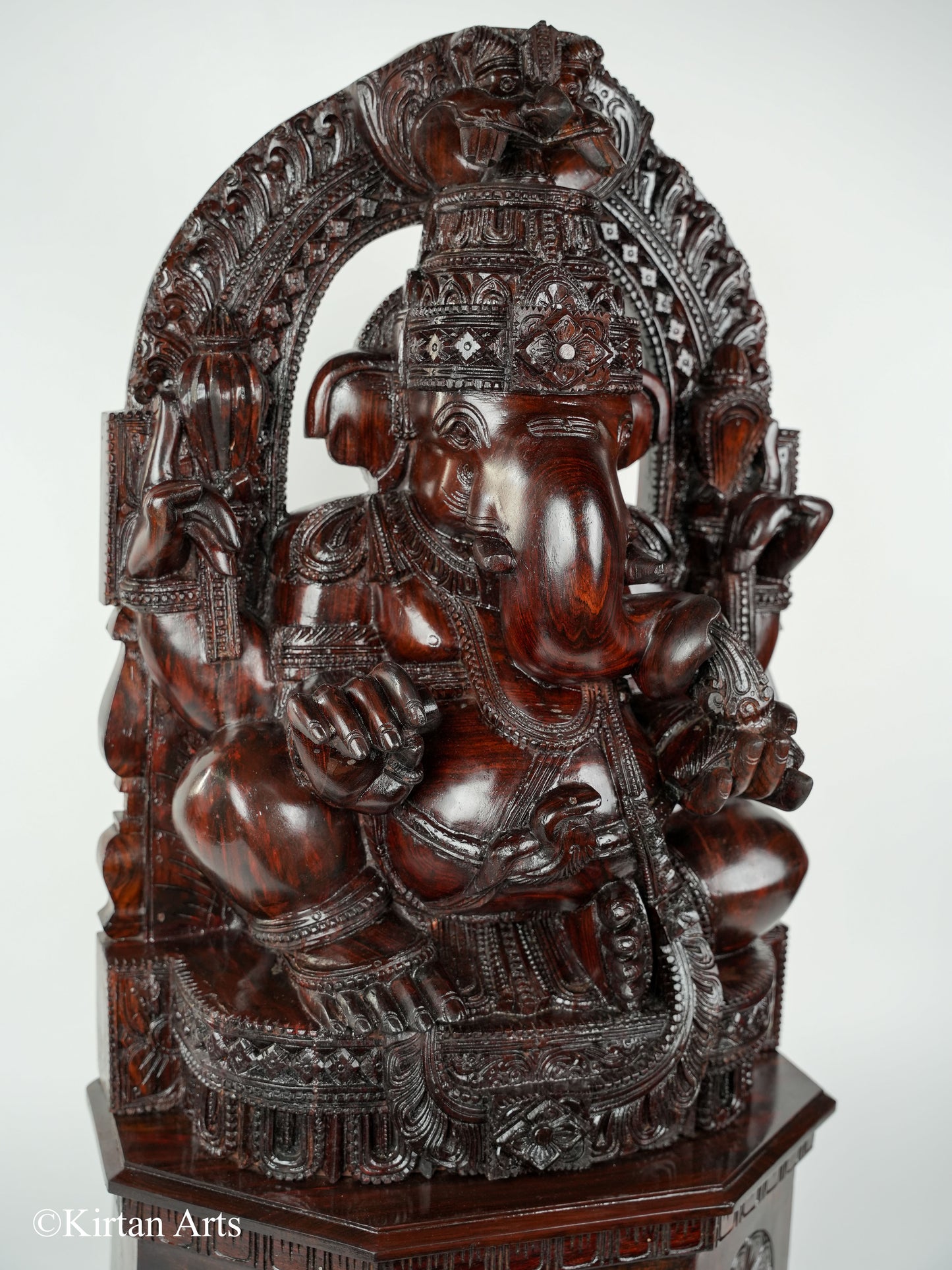 Lord Ganesha in Rosewood 34"