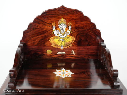 Rosewood Mandasana/Mandir Ganesha Inlay