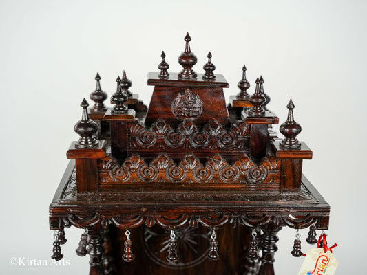 Rosewood Mandir Carved 25"