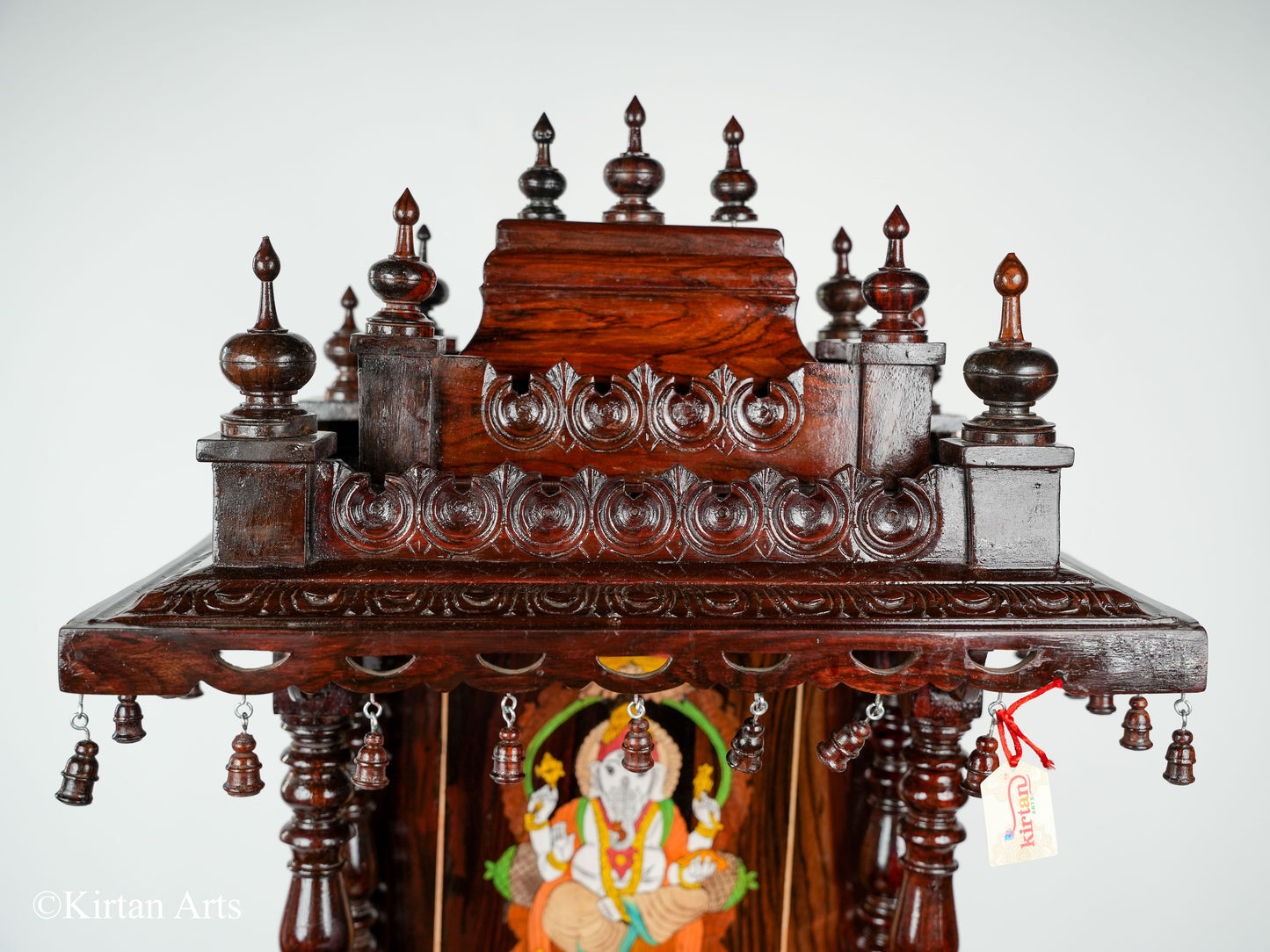 Rosewood Mandir 37" Inlay Ganesha