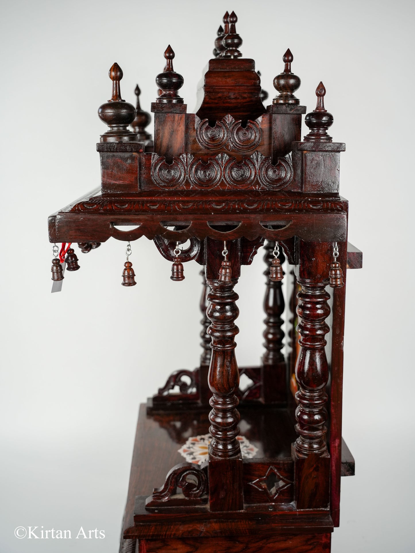 Rosewood Mandir 37" Inlay Ganesha