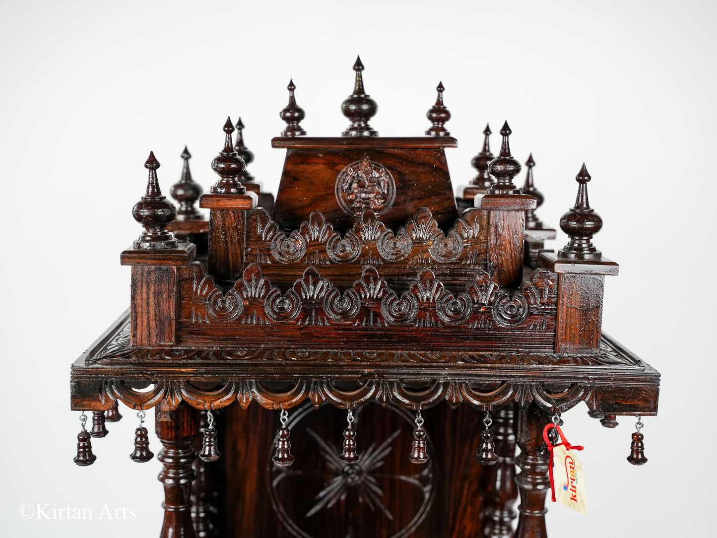 Rosewood Mandir 30" Inlay/Carved
