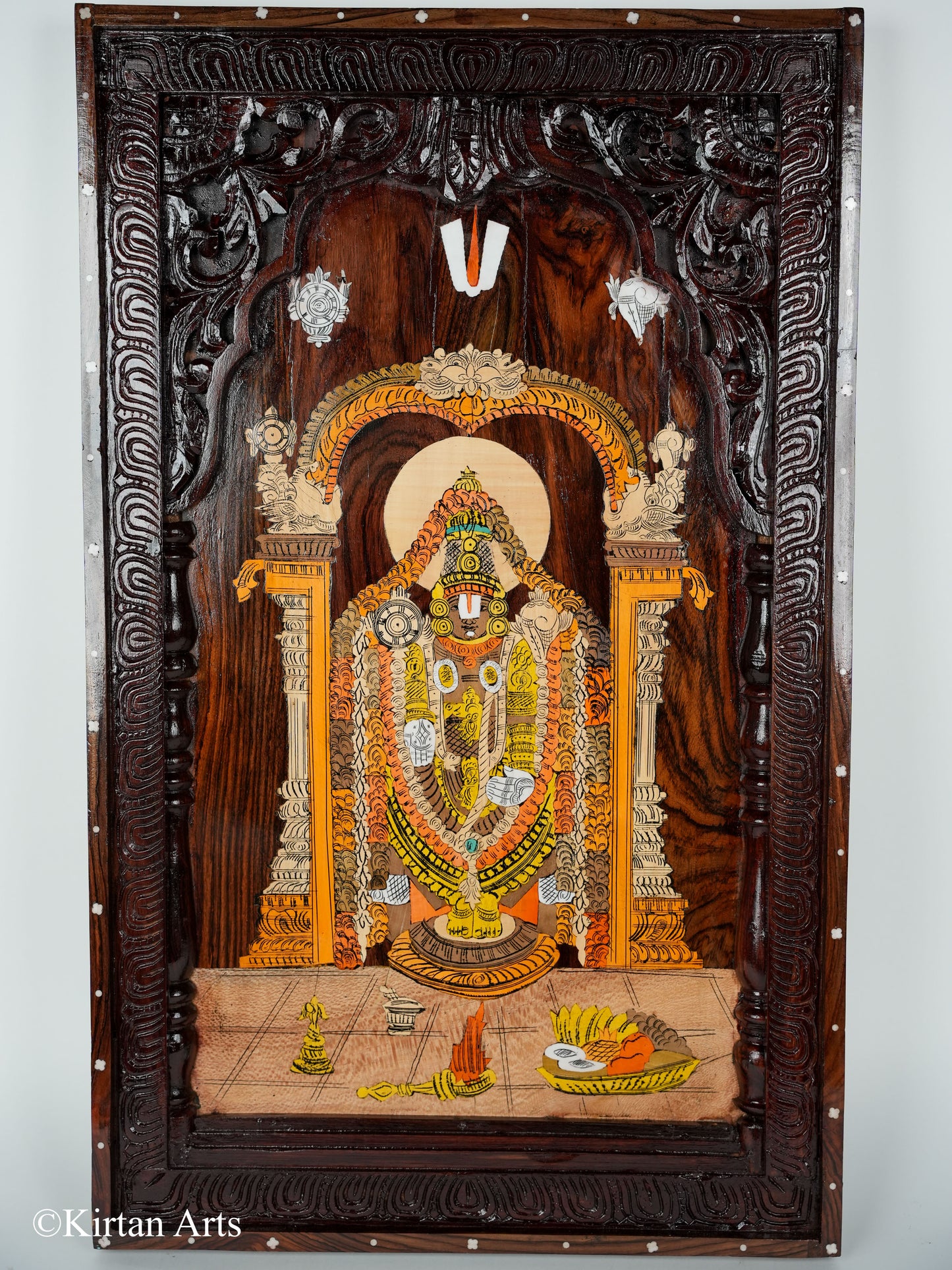 Rosewood Tirupati Balaji Frame 30"