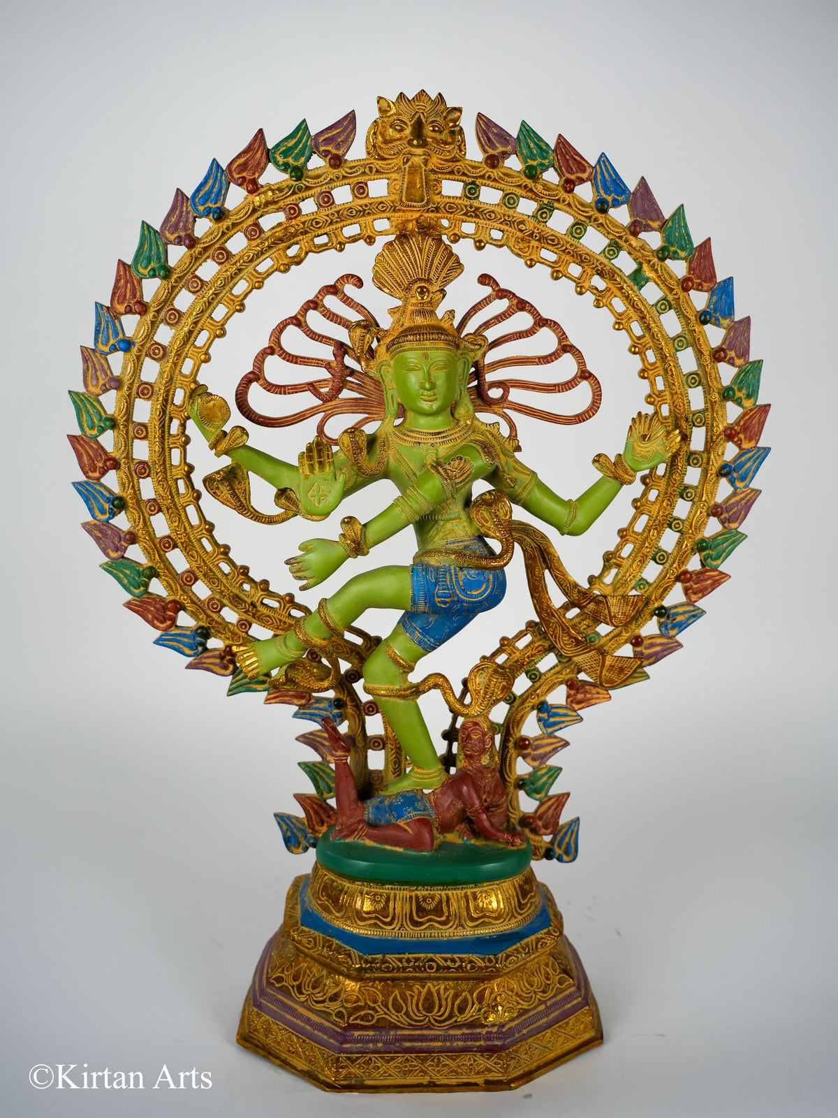 Natraj Text Brass Natraj Multicolor Finish 28