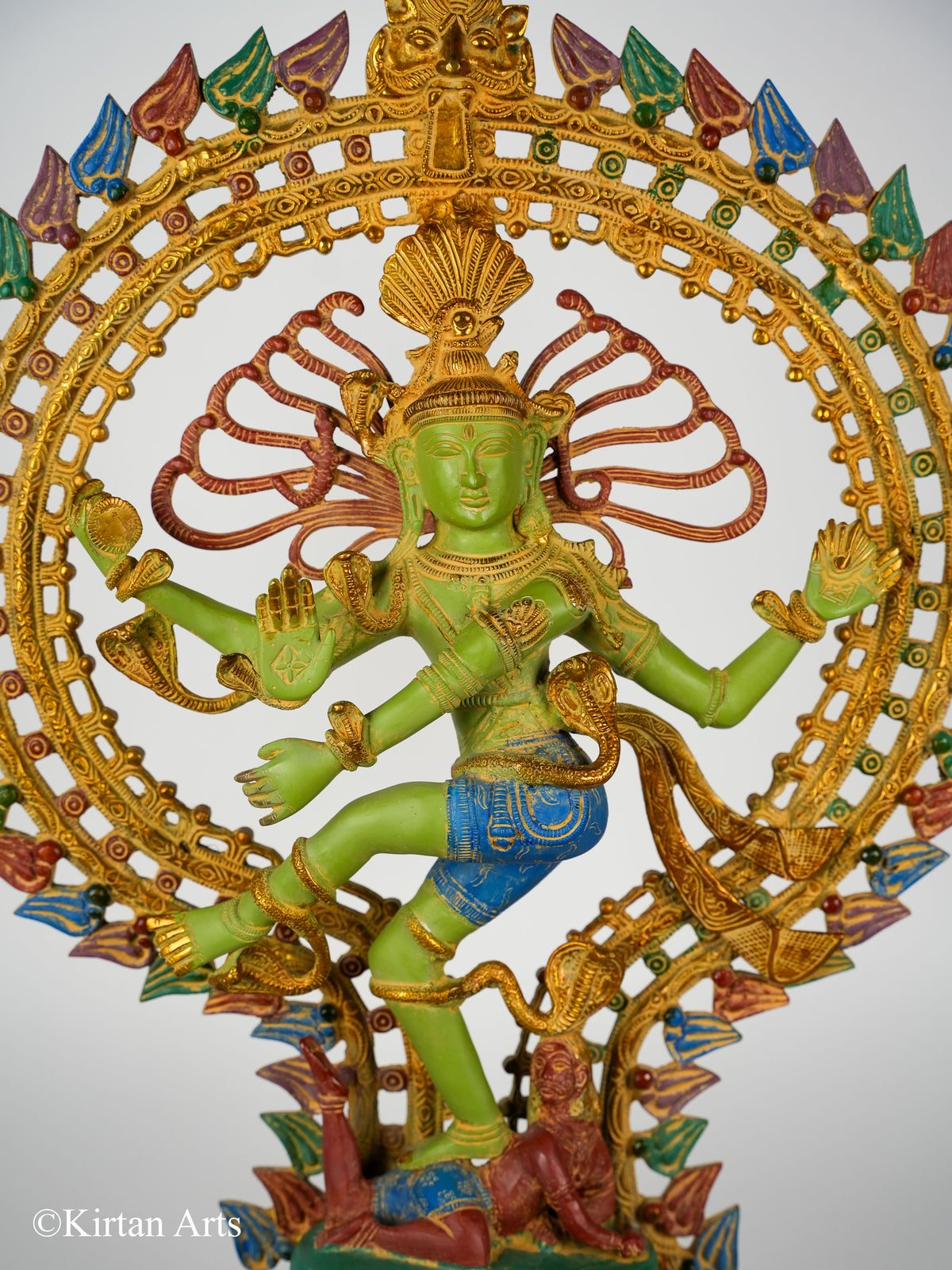 Natraj Text Brass Natraj Multicolor Finish 28