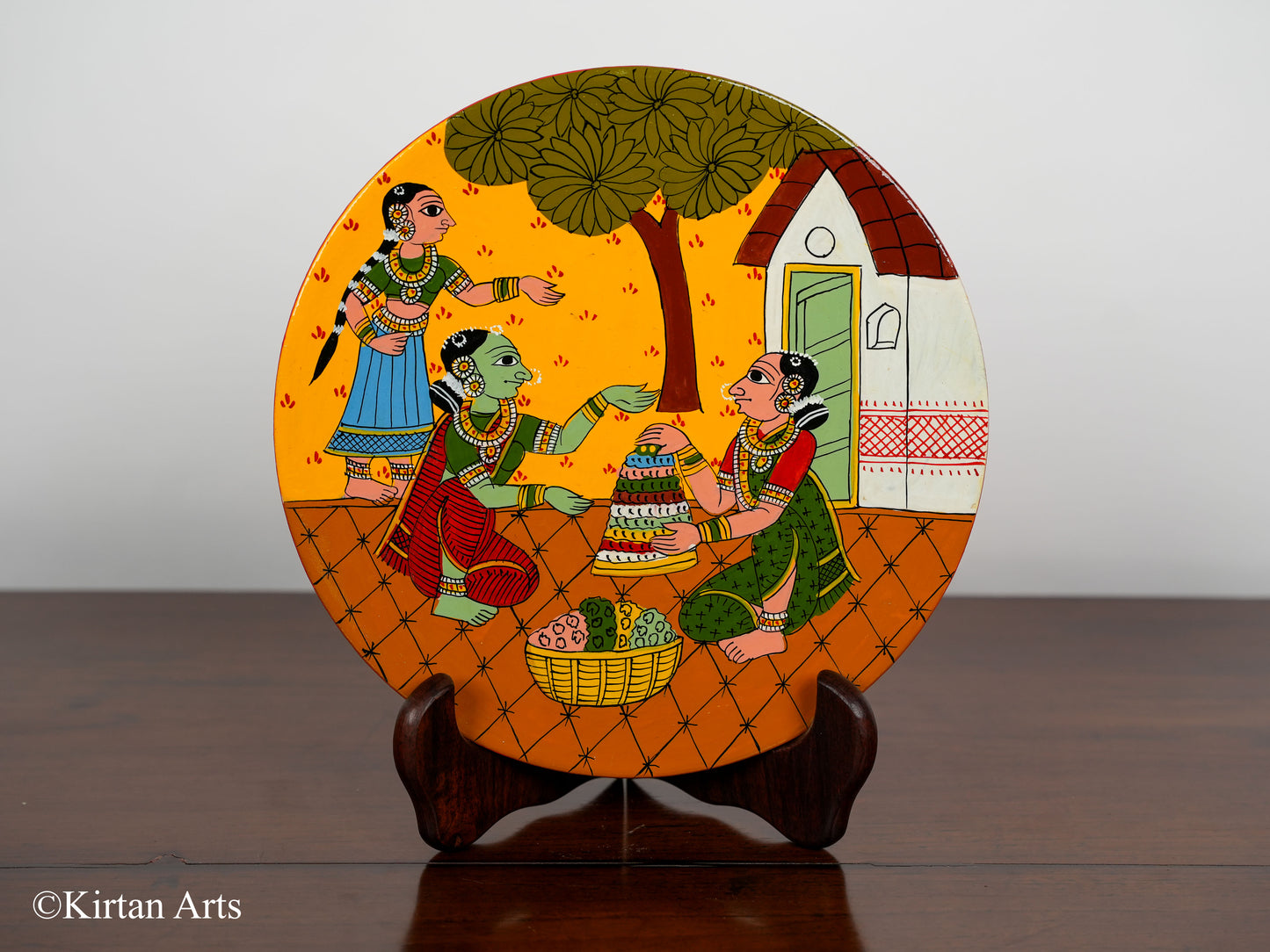 Cheriyal Wall Plates 10 Inch