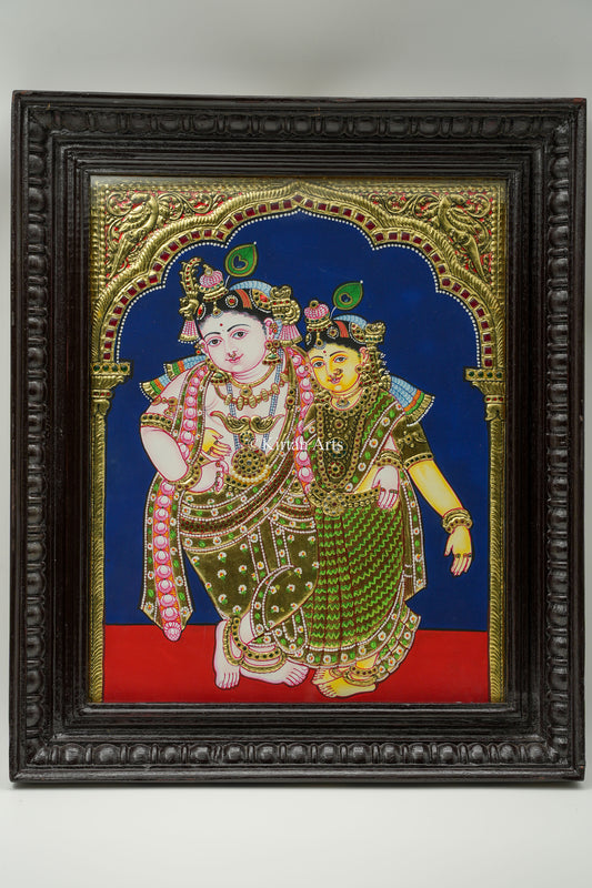RadhaKrishna Tanjore Painting 18x15