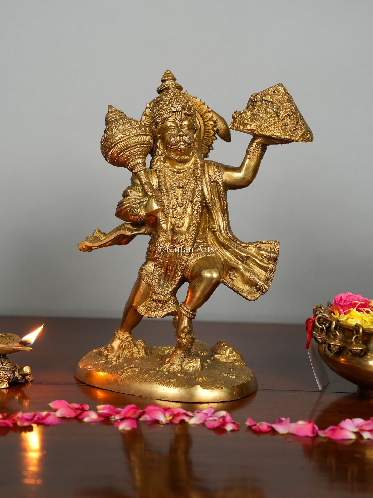 Brass Lord Hanuman 10"