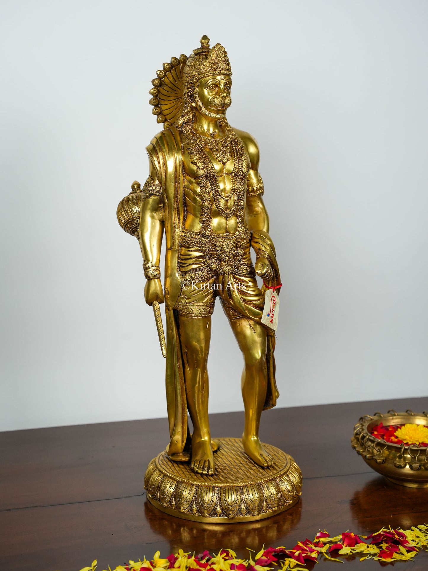 Brass Lord Hanuman | Bahubali | 24" |