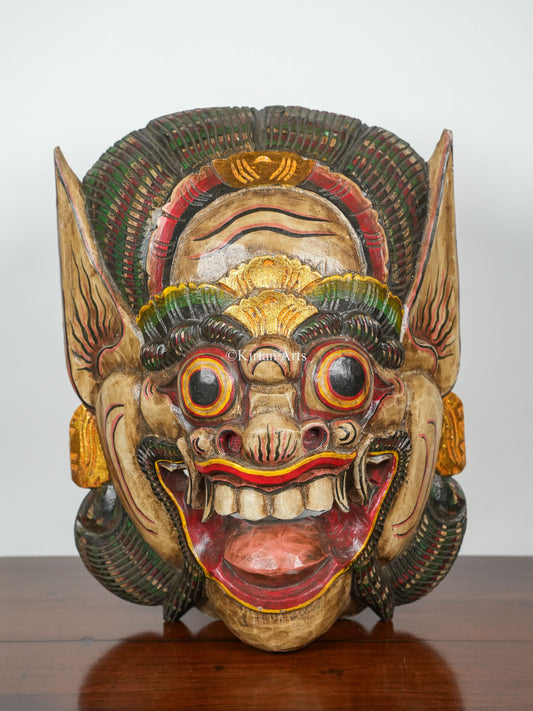 Balinese Wooden Mask | 19.5"