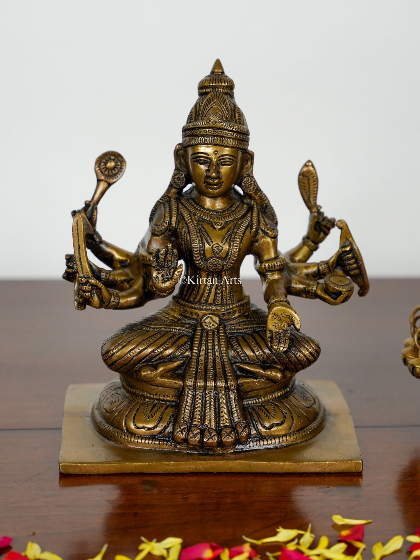 Brass Ashtalakshmi Idols Set | 9" | Antique Finish