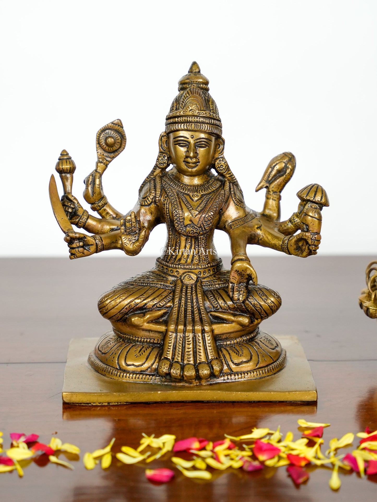 Brass Ashtalakshmi Idols Set | 9" | Antique Finish