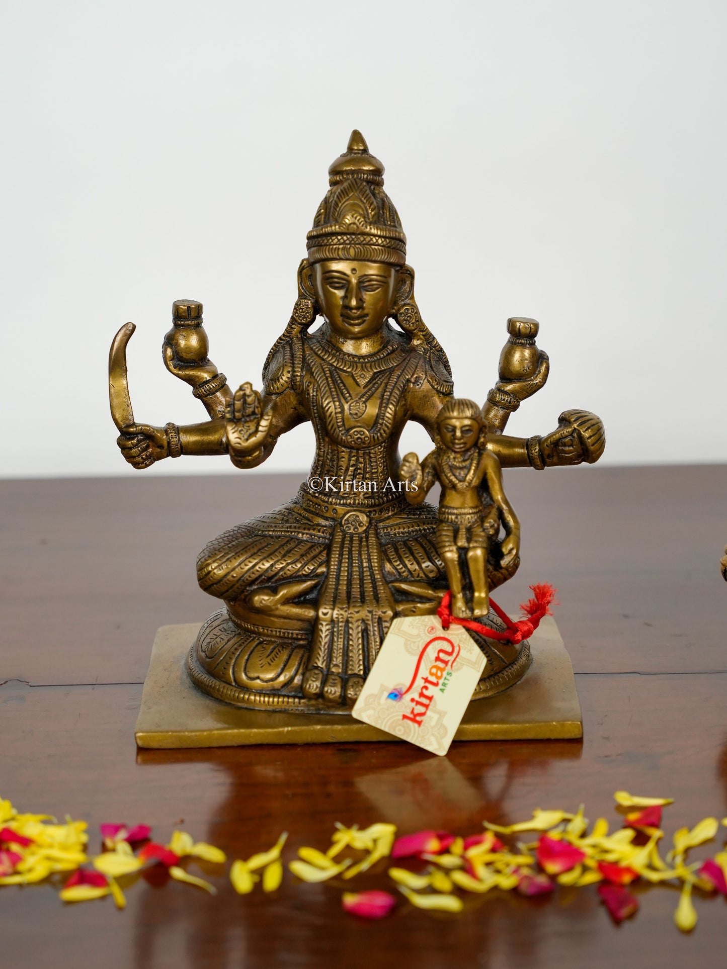Brass Ashtalakshmi Idols Set | 9" | Antique Finish